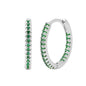 Elegant Multicolor Zircon Circle Ear Clip Earrings for Women – Perfect Fashion Accessory for Any Occasion CJ