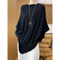 Elegant Merino wool shawl pullover, triangle design, perfect for stylish layering A&S Collection