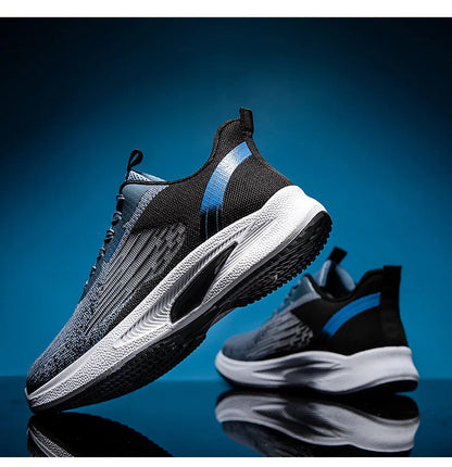 Men's sneakers Summer men's shoes breathable lace-up lightweight running shoes A&S Collection
