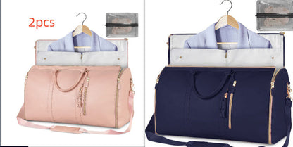 Large Capacity Travel Duffle Bag Women's Handbag Folding Suit Bag Waterproof Clothes Totes A&S Collection