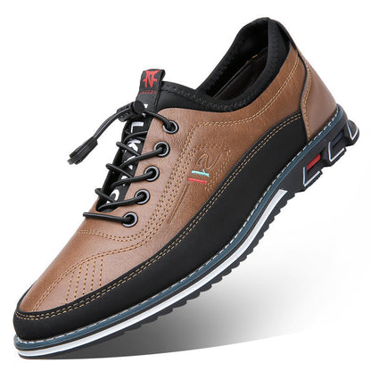 Genuine Leather Sports Comfortable And Non-slip Waterproof Leather Shoes Men's A&S Collection