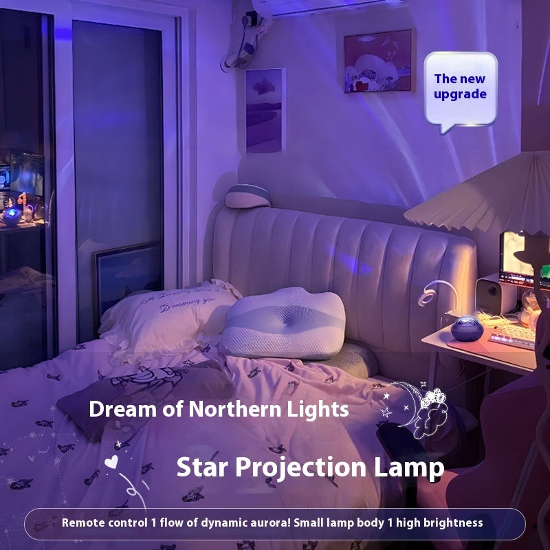 Little Flying Saucer Starry Sky Northern Lights Projection Lamp A&S Collection