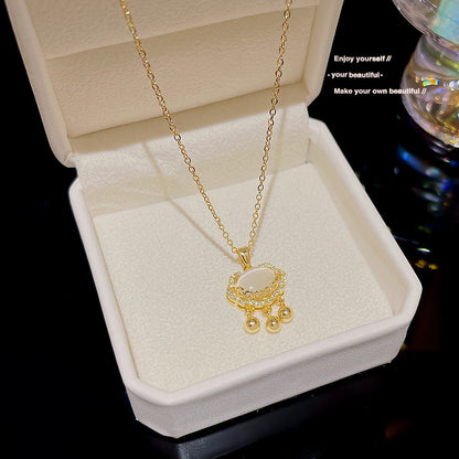 Fashion Titanium Steel Necklace - Light Luxury Design with Advanced Sense for Unique Style CJ