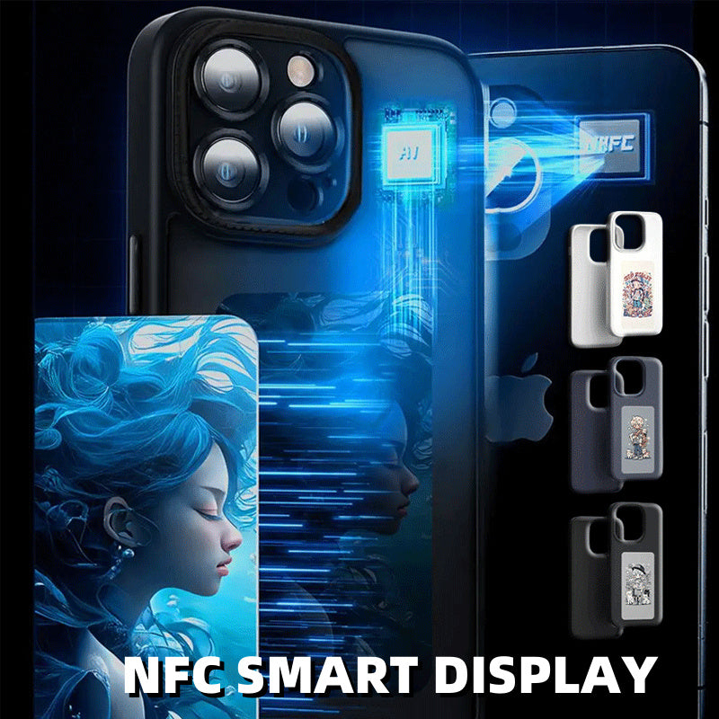 Luxury E-Ink Screen Phone Case: Personalized Design with Unlimited Screen Projection, Battery-Free Technology – New Designer Edition A&S Collection