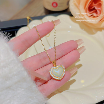 Fashion Titanium Steel Necklace - Light Luxury Design with Advanced Sense for Unique Style CJ