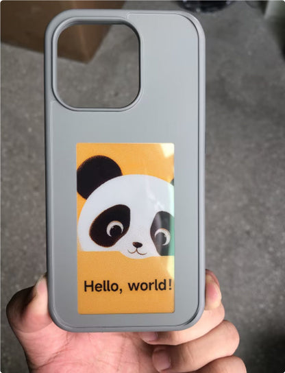 Luxury E-Ink Screen Phone Case: Personalized Design with Unlimited Screen Projection, Battery-Free Technology – New Designer Edition A&S Collection