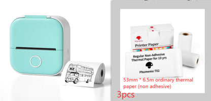Portable Mini Thermal Label Printer: Home Photo Printer and Student Study Aid with Bluetooth Compatibility – Ideal for Price Tags and Error Correction A&S Collection