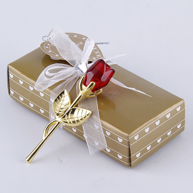 Mother's Day Creative Gift Crystal Rose Crafts Ornaments A&S Collection