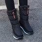 Winter New Plus Velvet Thick Cotton Shoes Thermal Middle Tube Waterproof Non-slip Boots A&S Collection
