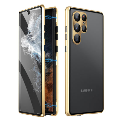 Applicable To S24Ultra Peep-proof Magnetic Mirror Universal Magnetic King Phone Case.