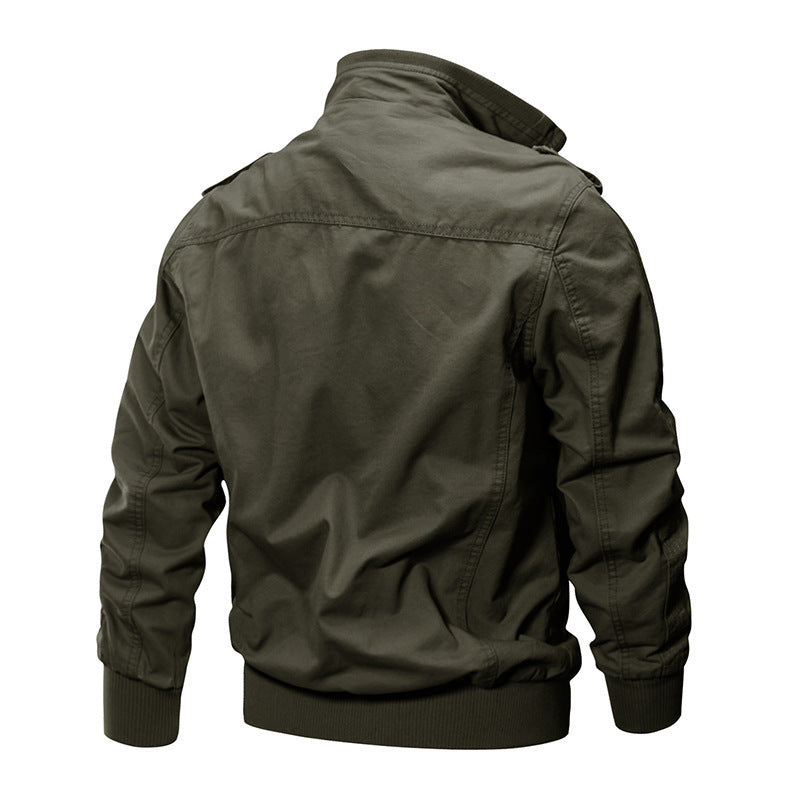 This heavy men's winter jacket features pure cotton and cashmere for warmth and style, ideal for casual workwear A&S Collection