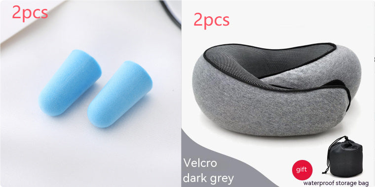 Travel Neck Pillow Non-Deformed Airplane Pillow Travel Neck Cushion Durable U-Shaped Travel Memory Cotton Nap Neck Pillow A&S Collection