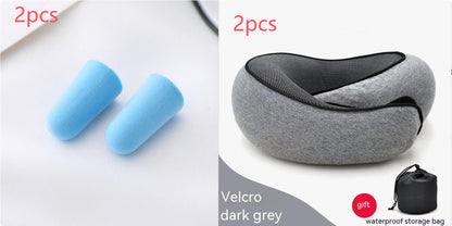 Travel Neck Pillow Non-Deformed Airplane Pillow Travel Neck Cushion Durable U-Shaped Travel Memory Cotton Nap Neck Pillow A&S Collection