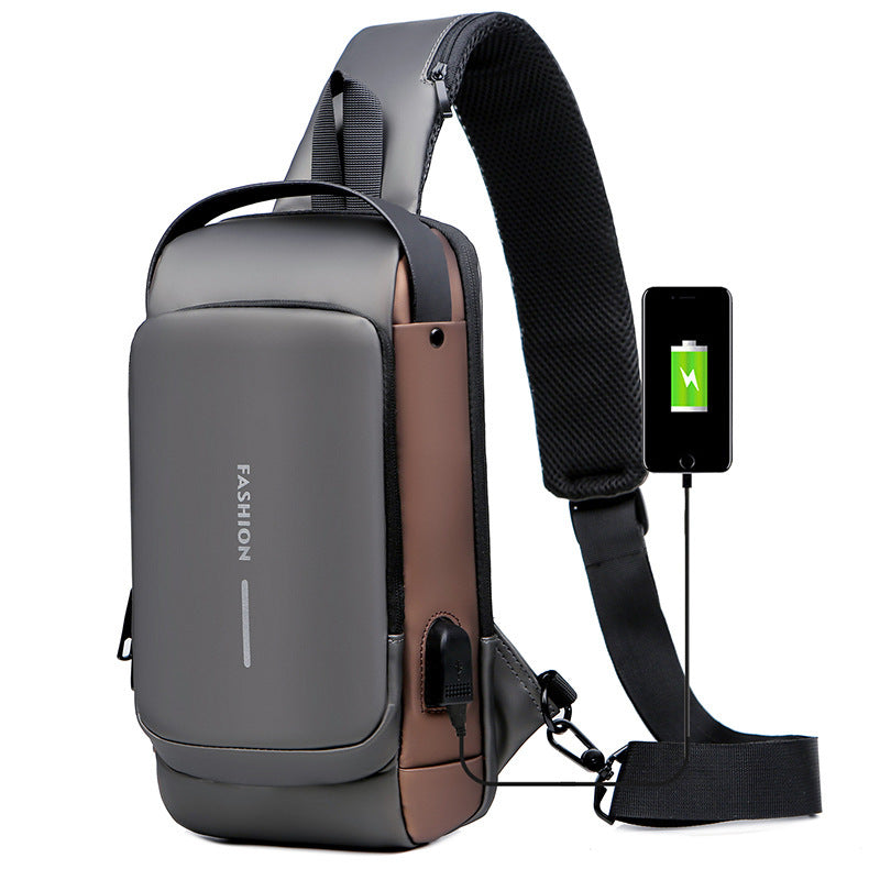 Motorcycle Chest Bag Password Anti-theft Men's Fashion A&S Collection