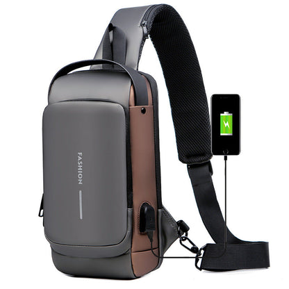 Motorcycle Chest Bag Password Anti-theft Men's Fashion A&S Collection
