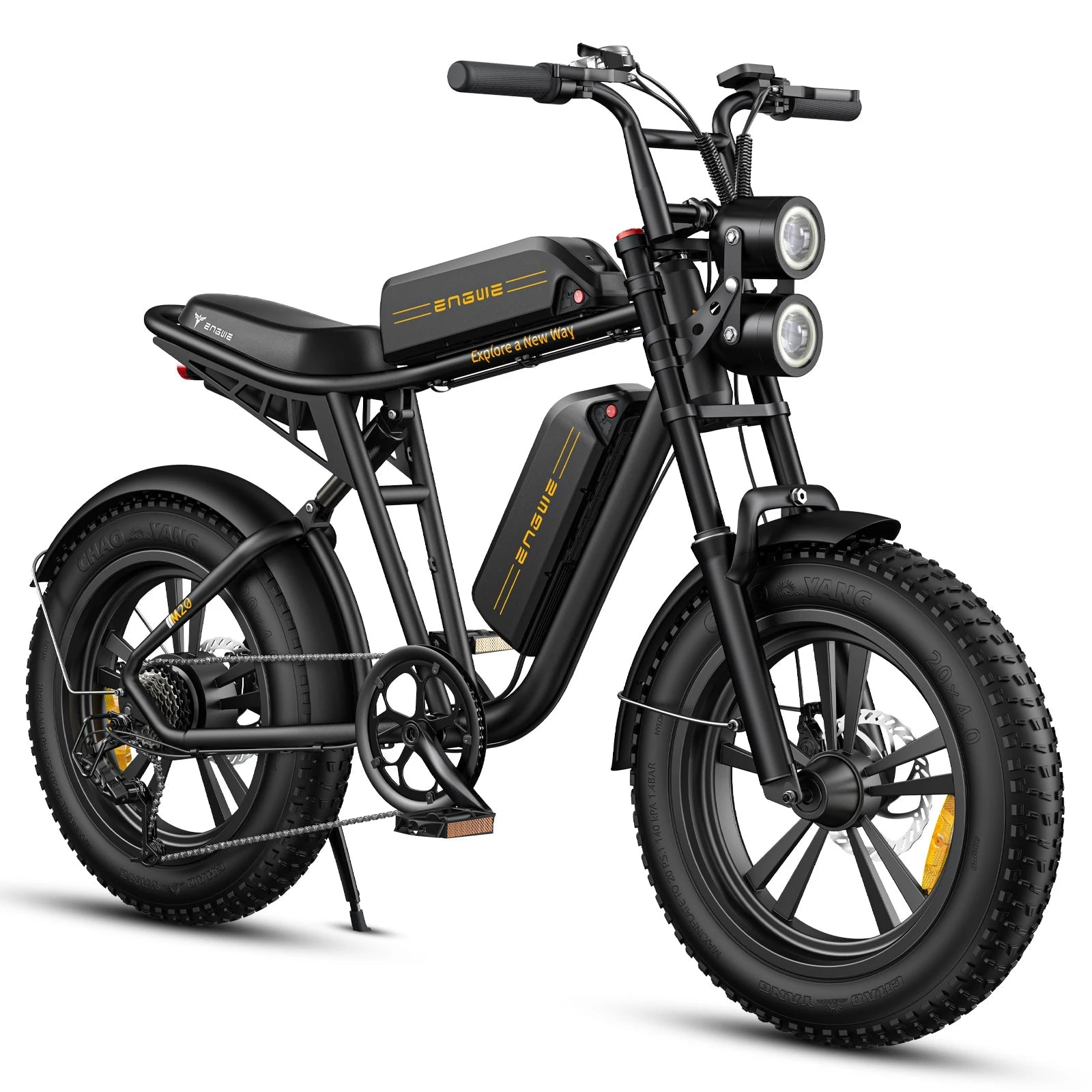 ENGWE 750W Electric Bike, Dual 48V 13Ah Batteries , 28MPH Speed, 150 KM Max Range, Shimano 7 Gears, Ideal for All Terrains gsmFI