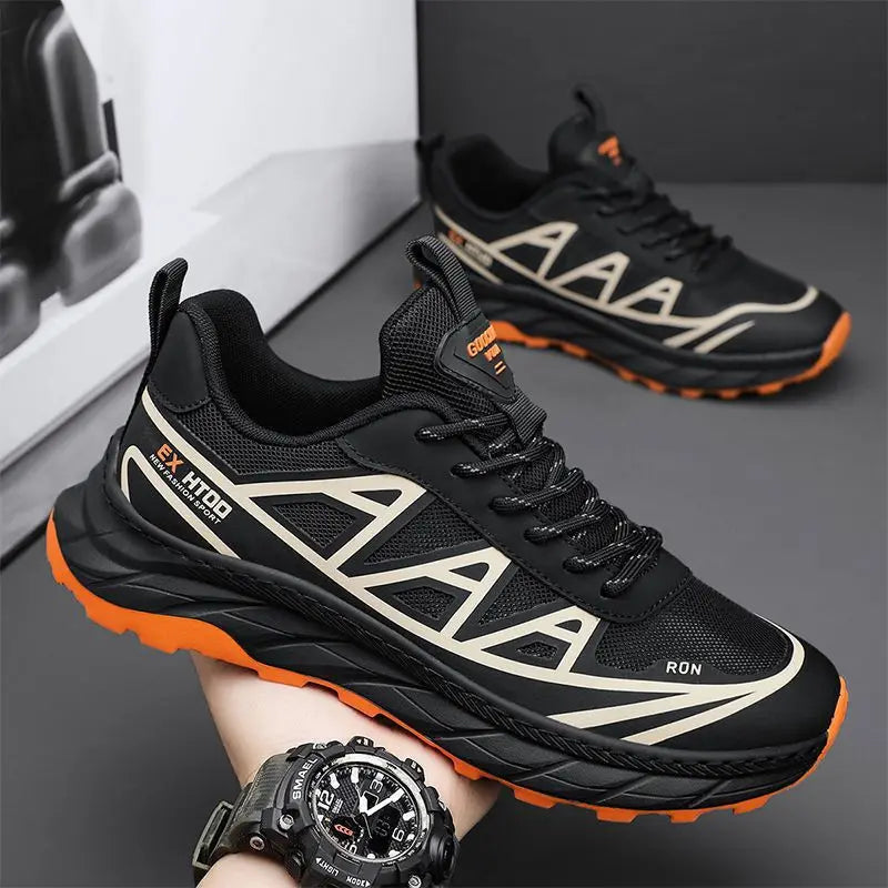 Various Styles of Men's Flying Woven Breathable Student Leisure Mesh Walking and Running Shoes A&S Collection