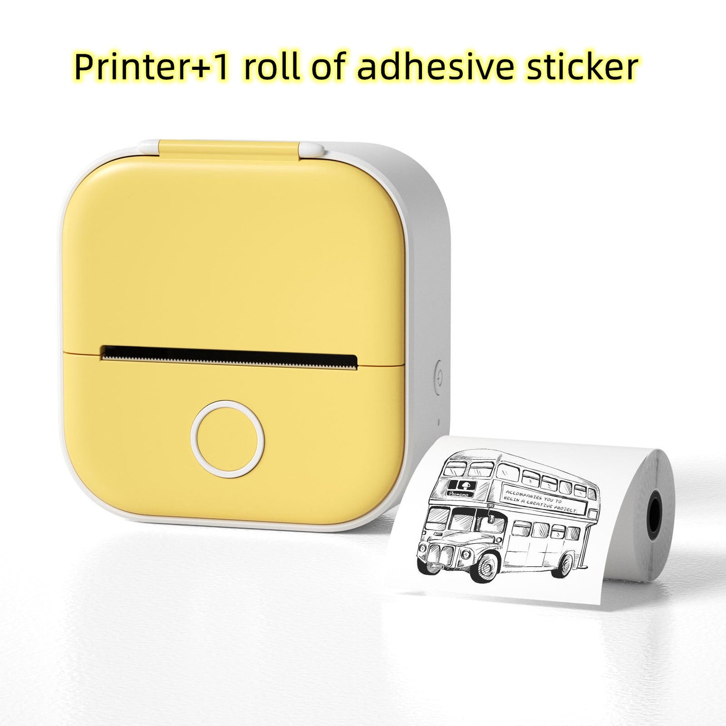 Portable Mini Thermal Label Printer: Home Photo Printer and Student Study Aid with Bluetooth Compatibility – Ideal for Price Tags and Error Correction A&S Collection
