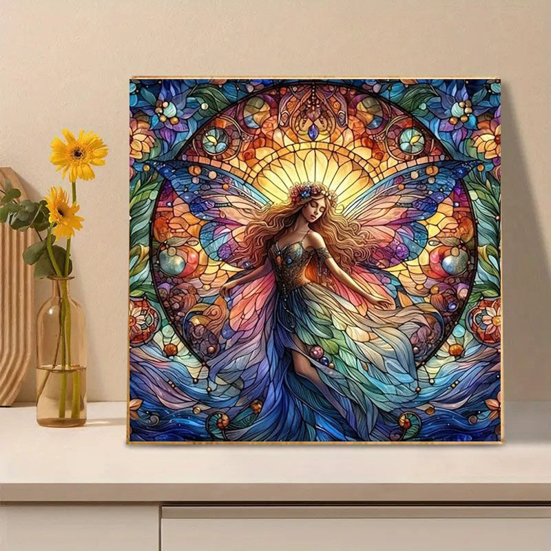 5DDIY Diamond Painting Set - Full Diamond Round Water Diamond Art, Sparkling Mosaic Handmade Home Decoration, Including Durable Canvas And Tools A&S Collection