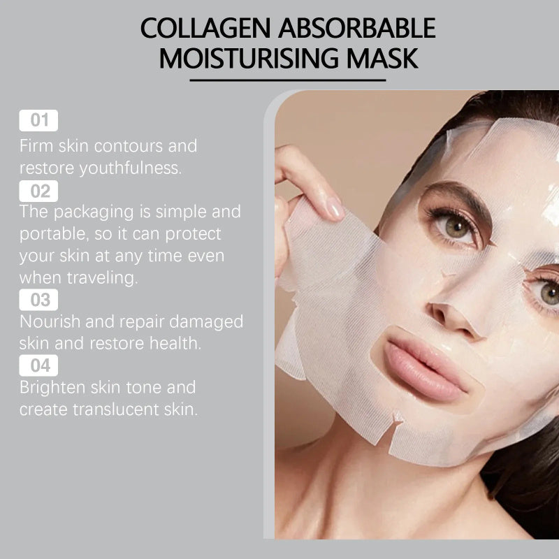Bio Collagen True Deep Mask, Collagen Mask Overnight, Facial Care Collagen Mask Moisturizing Anti-Aging Mask A&S Collection