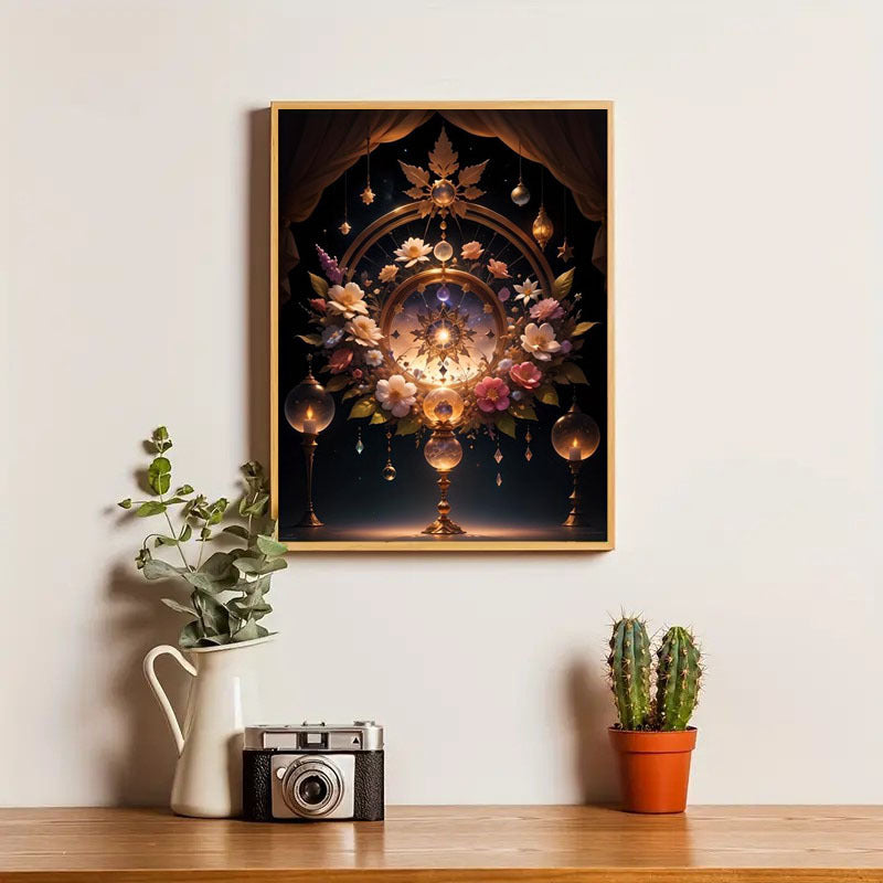 5DDIY Diamond Painting Set - Full Diamond Round Water Diamond Art, Sparkling Mosaic Handmade Home Decoration, Including Durable Canvas And Tools A&S Collection