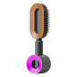 Self Cleaning Hair Brush For Women One-key Cleaning Hair Loss Airbag Massage Scalp Comb Anti-Static Hairbrush CJ