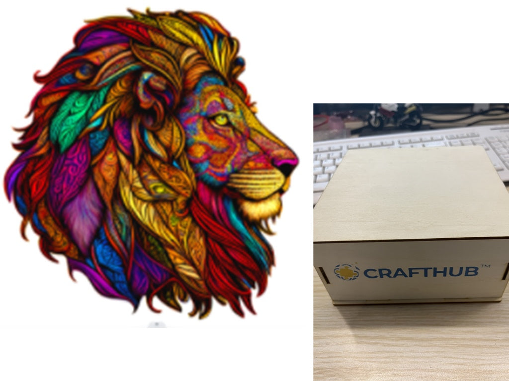 Animal Puzzle Craft Hub: A3 Size Creativity Kit for All Ages A&S Collection