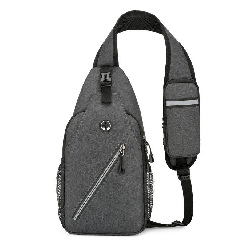 New Multifunctional Men's Shoulder Crossbody Bag Male Hard-Wearing Canvas Shoulder Messenger Bags Chest Bag CJ