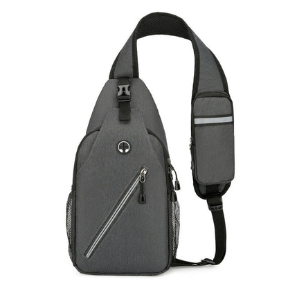 New Multifunctional Men's Shoulder Crossbody Bag Male Hard-Wearing Canvas Shoulder Messenger Bags Chest Bag CJ