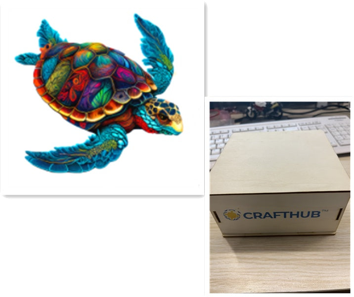 Animal Puzzle Craft Hub: A3 Size Creativity Kit for All Ages A&S Collection