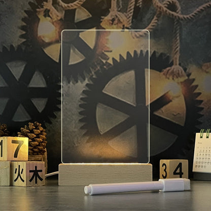 Creative Note Board Creative Led Night Light USB Message Board Holiday Light With Pen Gift For Children Girlfriend Decoration Night Lamp A&S Collection
