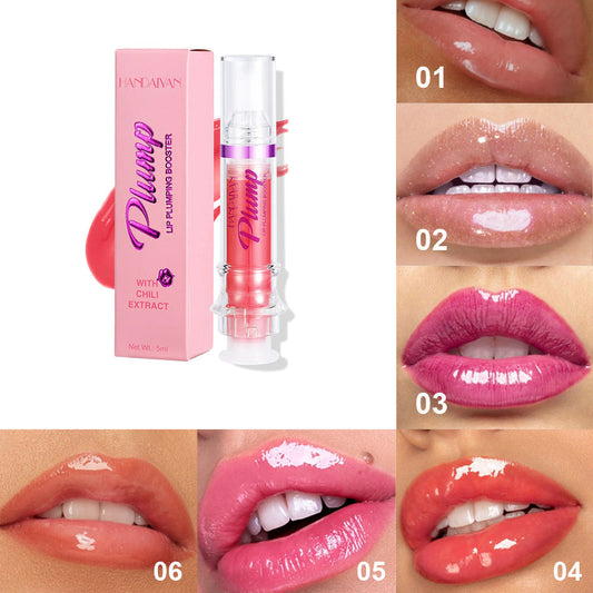 New Tube Lip Rich Lip Color Slightly Spicy Lip Honey Lip Glass Mirror Face Lip Mirror Liquid Lipstick A&S Collection