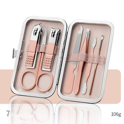 Professional Scissors Nail Clippers Set Ear Spoon Dead Skin Pliers Nail Cutting Pliers Pedicure Knife Nail Groove Trimmers A&S Collection