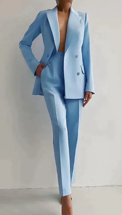 Elegant Long Sleeve Pant Set CJ