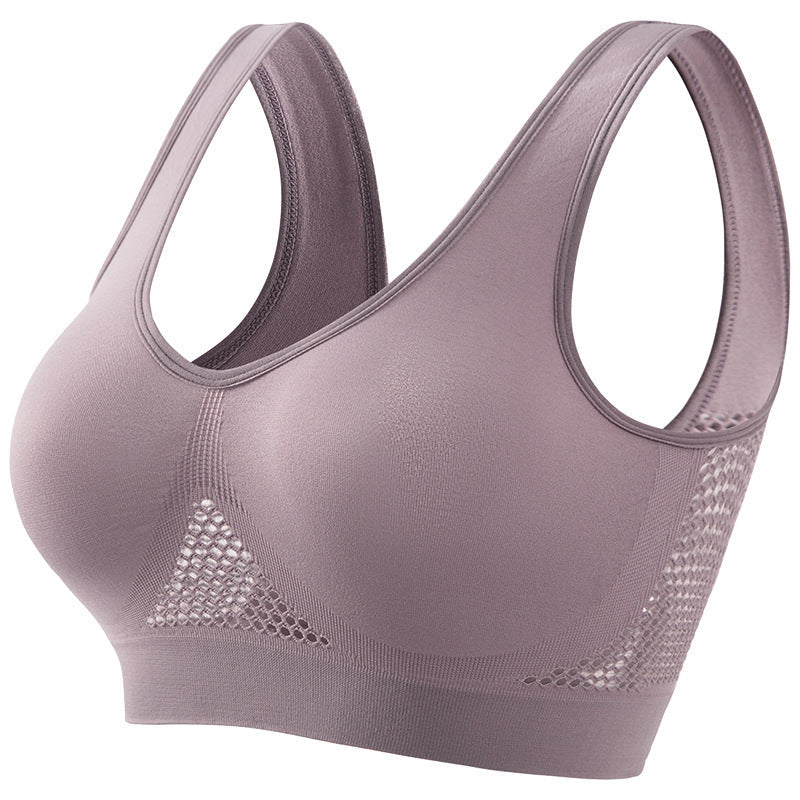 Plus Size Women's Small Chest Push-up Workout Running Yoga A&S Collection