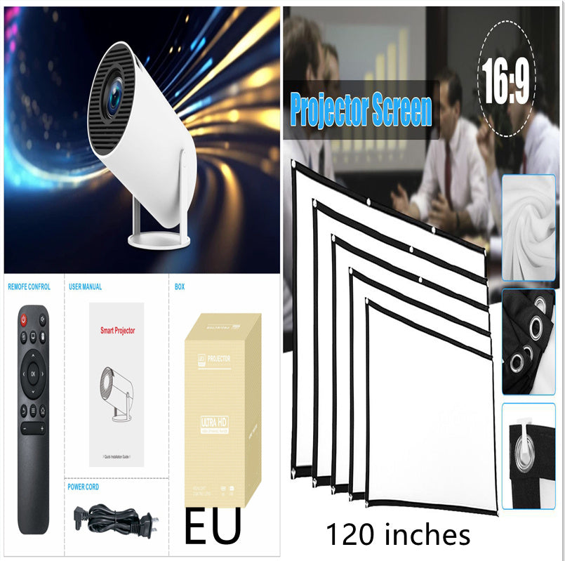 HY300 Pro Projector Home Theater Entertainment Portable Small Projector A&S Collection