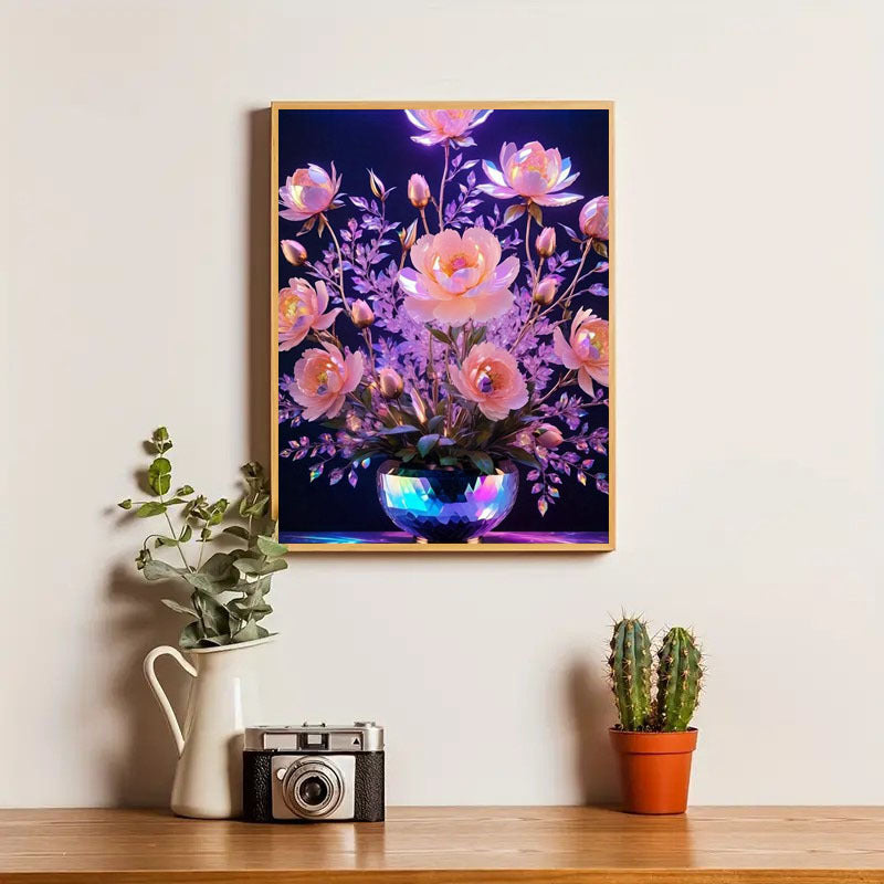 5DDIY Diamond Painting Set - Full Diamond Round Water Diamond Art, Sparkling Mosaic Handmade Home Decoration, Including Durable Canvas And Tools A&S Collection