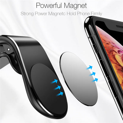 360° Magnetic Car Phone Holder | Air Vent Mount Stand for GPS and Hands-Free Use CJ