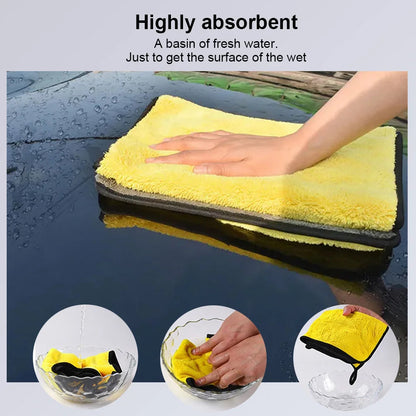 Microfiber Towel Car Microfiber Cloth Wash Towel Microfiber Cleaning Cloth Car Wash Drying Towel Auto Detailing A&S Collection