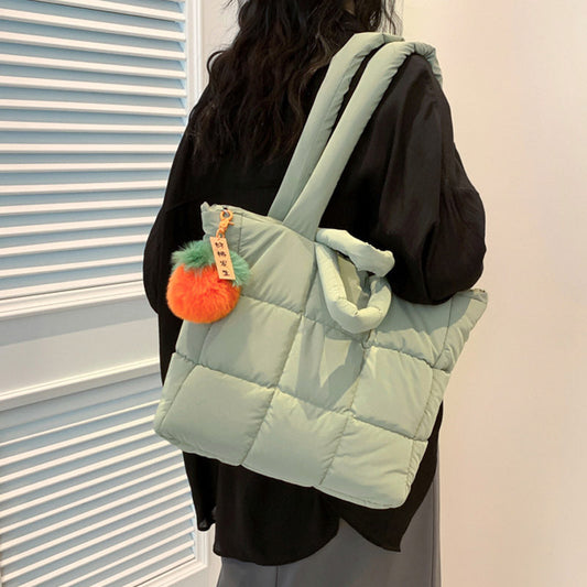 Chic plaid tote: spacious and stylish A&S Collection