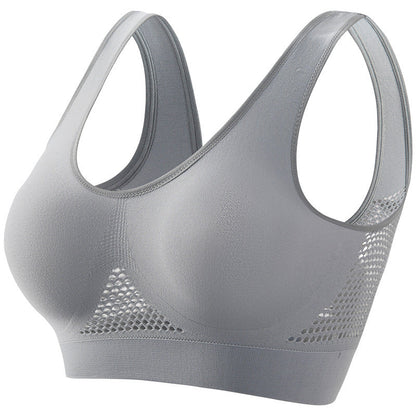 Plus Size Women's Small Chest Push-up Workout Running Yoga A&S Collection