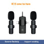 Wireless Collar Clip Microphone - 3-in-1 Design with Multi-Connector & 35-Hole Superior Sound Quality CJ