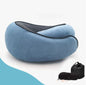 Travel Neck Pillow Non-Deformed Airplane Pillow Travel Neck Cushion Durable U-Shaped Travel Memory Cotton Nap Neck Pillow A&S Collection