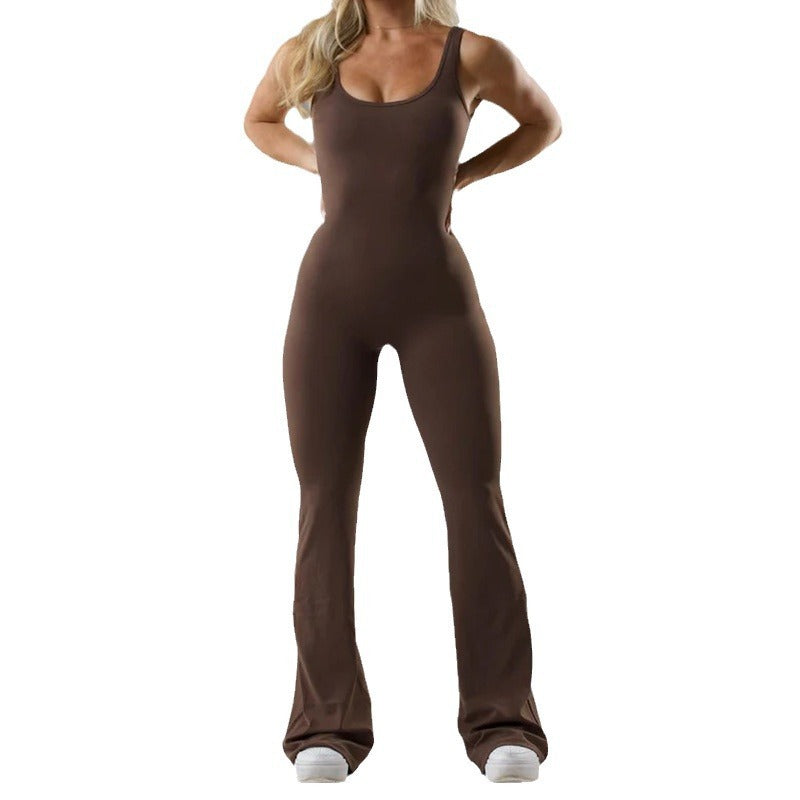 Tight Yoga Bodysuit Casual Hollow Seamless Womens Clothing A&S Collection