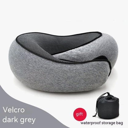 Travel Neck Pillow Non-Deformed Airplane Pillow Travel Neck Cushion Durable U-Shaped Travel Memory Cotton Nap Neck Pillow A&S Collection