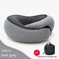 Travel Neck Pillow Non-Deformed Airplane Pillow Travel Neck Cushion Durable U-Shaped Travel Memory Cotton Nap Neck Pillow A&S Collection
