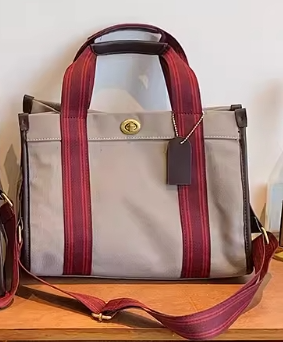 Women's Oversized Canvas Tote Bag, 2024 Spring/Summer A&S Collection