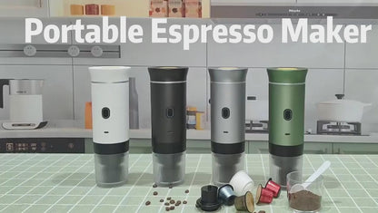 Portable Capsule Coffee Machine Electric Small Wireless Heating Kitchen Gadgets
