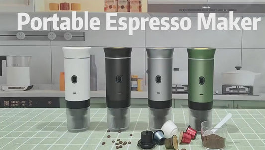 Portable Capsule Coffee Machine Electric Small Wireless Heating Kitchen Gadgets