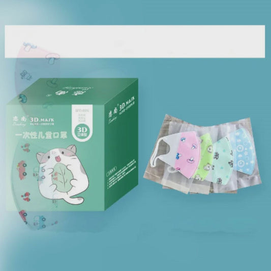 Medical Face Masks kids - disposable 3D dustproof and breathable
